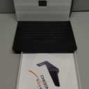 CHESONA for iPad Pro 13 inch Case with Keyboard(M5/M4), 7 Color Backlit with Battery Digital Display, Easy-Set Floating Stand, Smart Trackpad, Keyboard Case for iPad Pro 13 (2025/2024), Black