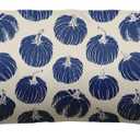 Blue Fall Pumpkin Pillow Cover 14x36 Inch Autumn Harvest Theme Thanksgiving Decorative Long Throw Pillowcases Outdoor Seasonal Farmhouse Lumbar Rectangle Cushion Case Decor for Couch Sofa Bed