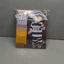 Spooktacular Creations Halloween Baby Prisoner Costume with Tattoo Sleeves, Prisoner Costume Toddler for Infant Dressup Party, Size 3T (3-4)