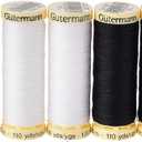 Gutermann Thread Set: Sew-All: Black & White: 7 x 100m