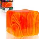 Squishy Stress Cube for Kids Adults, Slow Rising Stretchy Ice Cube Sugar Balls Squeeze Toys for Boys Girls, Sensory Fidget Toys Stress Balls Anxiety Relief for Autism, Ideal Gifts, Ages 3+
