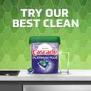 Cascade Platinum Power Boost Dishwasher Pods, Dishwasher Detergent, Dishwasher Soap, Dish Tabs, Dishwashing Tablets, Dish Detergent, Lemon, Actionpacs, 37 Count