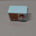 Baolira Retro Bluetooth Speaker, Wireless Portable Speaker with Crystal Clear Stereo Sound and Rich Bass, Vintage Decor, Retro Decor, Gifts for Teen Girls Boys Women (Blue)