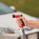 Gilmour Medium Duty Garden Hose Nozzle with Insulated Grip, Hot Water Hose Nozzle for Watering and Cleaning