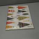 OWENIE Christmas Tree Placemats Set of 4 for Kitchen Table, Waterproof & Washable Print Xmas Pine Trees Textured Fabric Mats for Festive Holiday Winter Snowy Decor, 13W x 19L