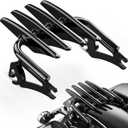 Stealth Luggage Rack fits for Harley Touring Luggage Rack Black Compatible with Harley Davidson Street Glide Road Glide Road King Electra Glide Ultra Limited 2009-Later