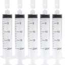 20ml Syringes Without Needles, 20cc Luer Lock Syringe - Disposable Individually Wrapped(10 Pack)