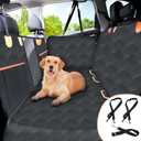 MINYE [Upgraded Hard Bottom] Waterproof Back Seat Extender for Dogs Scratchproof Dog Car Seat Cover for Back Seat Dog Hammock Durable Nonslip Pet Covers in Car, Trucks, SUVs