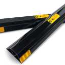 24 Inch (New Upgrade) 2 PCS Heavy Duty Car Parking Stopper for Garage, Parking Aid Protects Car, Parking Gadgets Easy to Install 2 Packs, 24" L x 3.7" W x 1.8" H