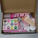 Acrylic Nail Kit for Beginners with Everything, Complete DIY Nail Extension Set with 3 Base Colors & 12 Glitter Powders, No UV Lamp Needed, Salon-Quality Manicure Gift Box for Women and Girls