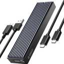 ORICO M.2 NVMe SSD Enclosure, USB 3.1 Gen 2 (10 Gbps) to NVMe PCI-E M.2 SSD Case Support UASP for NVMe SSD Size 2230/2242/2260/2280(up to 2TB)