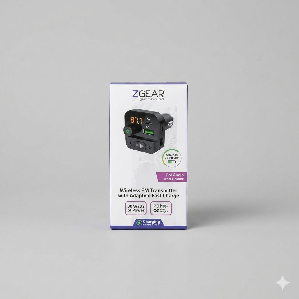 Zgear Wireless FM Transmitter 30Watts