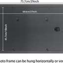 18x27 inch Picture Frame Solid Wood Black (A23B1827)