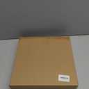 10x10 Wavy Picture Frame With Mat For 8x8, Wavy Edge Wooden Picture Frame with Real Glass - Wall Mount and Tabletop Display, Black, 2 Pack