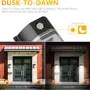 30W LED Wall Pack Light with Dusk to Dawn Sensor, 3600LM, 5000K Daylight, 120Vac Led Porch Lights, IP65 Waterproof Outdoor Security Lighting for Garage Warehouse Garden, ETL Certified, 6 Pack