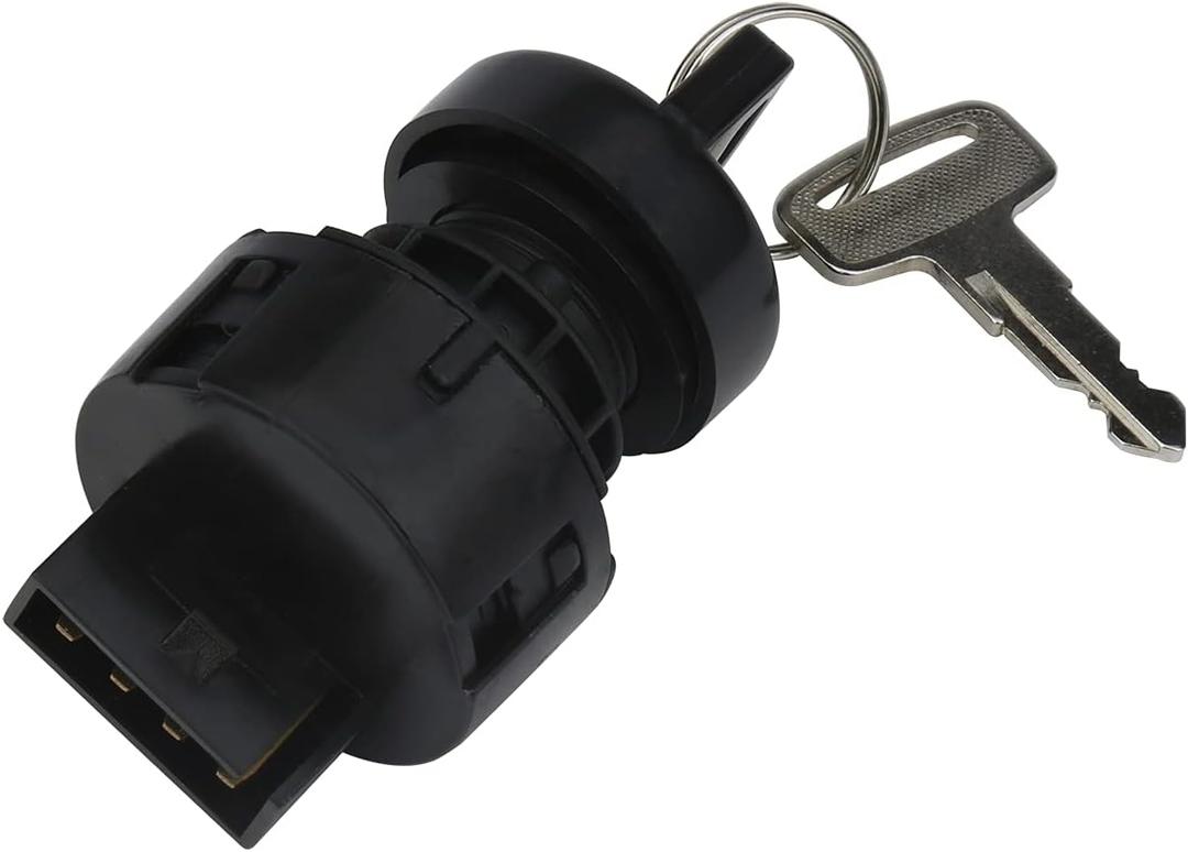 4 Pin Ignition Key Switch for Polaris Sportsman 335 400 500,Magnum 325 Xpedition 425 325, Trail Boss 330, Trailblazer 250, Xplorer 250 300 400,Scrambler 400 500,Replace # 4110264 4012163.