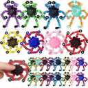 24PCS Transformable Fidget Spinners,Bulk Sensory Fidget Stress Relief Toys for Kids Boys Girls Age 8-13 Fingertip Gyros Party Favors Birthday Gifts for Teens Travel Toys