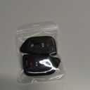 2pcs Compatible with BMW 1 2 3 4 5 6 7 8 Series X1 X2 X3 X4 X5 X6 X7 i4 Z4 M5 M6 M7 M8 GT3 GT5 Key Fob Cover Case Key Chain Protector Keyless Remote Holder (Black)