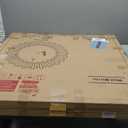 KOHROS Round Decorative Mirrors for Wall Decor 32 Inch Circle Mirror Sunburst Design Modern Wall Mirror for Entryway Bathroom