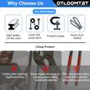 OTLOOMTBT 18 In Heavy Duty Bolt Cutter - Industrial Chromium Molybdenum Steel Ergonomic Design, Effortless Cutting for Locks, Chains, Fences & Rebars | Long Lifespan for Construction, Locksmiths & DIY, 18 Inch-457MM