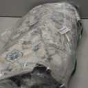 jinchan Lima Vintage Area Rug 3x5 for Entryway - Machine Washable Stain Resistant Non-Slip Low Pile Ultra-Thin Floral Print Indoor Rug for Kitchen Bedroom Living Room (3x5ft, Blue)