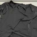 Funlingo Women's Long Sleeve Tops Dressy Casual Mock Neck Work Blouse Fall Trendy Front Pleated Tunic Chiffon Shirts L