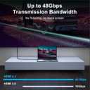 Ultra Thin 8K HDMI 2.1 90 Degree Up Angle Cable 6.6FT, Flexible Slim High Speed Cord Support 4K@120Hz 8K@60Hz Compatible with Roku TV/HDTV/PS5/Blu-ray