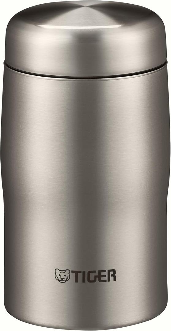 TIGER Made in Japan Vacuum Insulated Stainless Steel Water Bottle, 8 oz (240ml), MJF-A024XF - Clear Stainless
