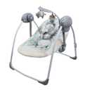 Comfort Portable Swing for Infant,Comfort Baby Swing Rocking Chair with Soothing MusicFoldable,Bionic Design, Folds EasyRemovable Toy Bar, 0-9 Months 6-20 lbs