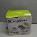 Salad Spinner Large,Vegetables Fruits Wash Bowl, Lettuce Spinner with 4 Blades Slicer,Salad Dryer for Washing