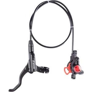 BUCKLOS MTB Hydraulic Disc Brakes, Mountain Bike Left Front 800mm Right Rear 1450mm Hydraulic Brake Set Aluminum Alloy Levers with Calipers PM/is Adapter Fit EBike/Fat Bike