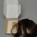 Clip in Bangs  100% Real Human Hair Fringe with Temples, Medium Brown French Bangs Hair Clip Hairpiece for Women, Natural Look, Easy Trim & Secure BB Clips for Daily Wear