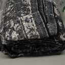 Hedlive Vintage Washable Black Rugs for Bedroom, Ultra-Thin Soft 6x9 Area Rugs for Living Room Non Slip, Stain Resistant Boho Carpet Rug for Dining Room Office (6'x9', Black)