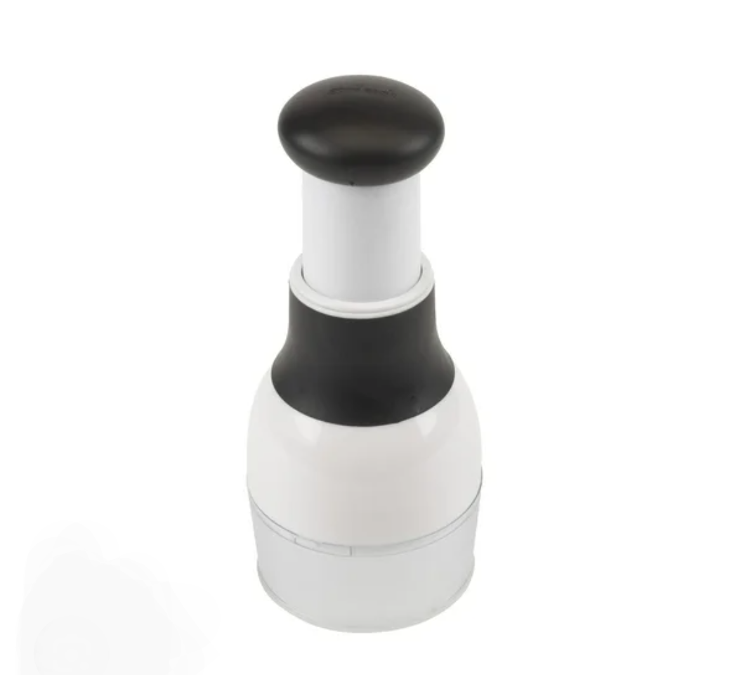 Goodcook Touch Food Chopper, Stainless Steel Blades with Collection Cup. Kitchenware Slice Chop