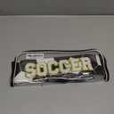 Baseball Gift Bags Baseballs Treat Bags Team Gifts Clear Chenille Letter Zipper Pouch Accessories Stuff Sport Portable (Medium, Soccer)