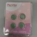eXtremeRate PlayVital Switch Joystick Caps, Switch Lite Thumbstick Caps, Silicone Analog Cover for OLED Joycon Thumb Grips - Matcha Green