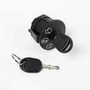 Lawn Mower Ignition Starter Switch with Key 3-Position 5-Terminals Compatible with, Craftsman Replaces 925-04228 725-04228