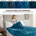 Beautyrest Heated Electric Blanket for Cold Weather, Fast Heating Heated Blanket, Auto Shut Off, Virtually Zero EMF, Multi Heat Setting, UL Certified, Teal Queen (90 inx84 in)