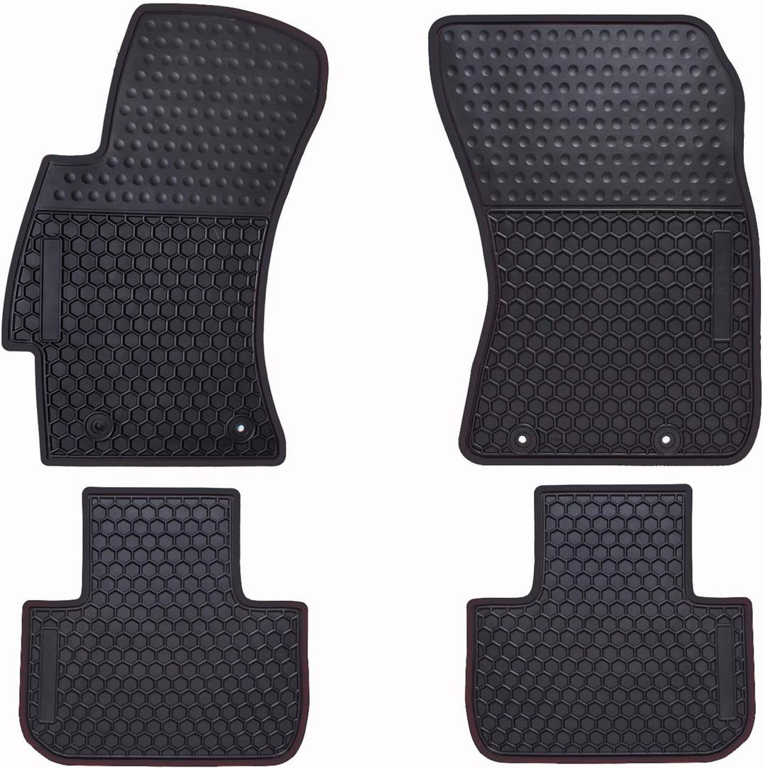 Car Floor Mats Custom Fit for Subaru Forester 2018 2017 2016 2015 2014 Odorless Washable Rubber Heavy Duty All Weather Protection Car Floor Liner-Black