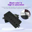 RESIONE Tough 3D Printer Resin, Not Brittle ABS Like Tough & Rigid 3D Resin for LCD DLP MSLA 3D Printing UV 405nm (K Black 1KG)