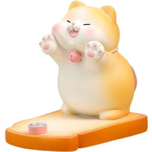 Cute Cat Phone Holder - Universal Cellphone & Tablet Stand, Novelty Desk Accessory for Bedroom & Office