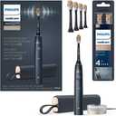 Philips Sonicare DiamondClean Prestige 9900 Rechargeable Electric Toothbrush with SenseIQ, 5 Premium All-in-One Brush Heads, Plaque Removal, Gum Care, Whitening, Midnight, BD9002AZ (1 Count (Pack of 1))