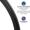 YUNSCM 2-PCS 700C Road Bike Tires 700x25C 25-622 Compatible with 700 x 25C 700x26C Bike Bicycle Tires (Y-907)