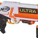Nerf Ultra Four Dart Blaster - 4 Ultra Darts, Single-Shot Blasting, 2-Dart Storage - Compatible Only Ultra Darts