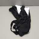 Womens One Piece Swim Dress with Built-in Shorts, Tummy Control Modest Swimsuits for Women for Beach & Family Vacation (14-16, A Black White/1pc)