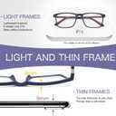 Reading Glasses for Men and Women, Spring Hinge Anti Blue Light Readers, Computer Eyeglasses