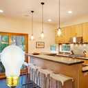 Frosted A15 Led Bulb 8W Equal 75 Watt E26 Light Bulb Soft White 3000K Dimmable E26 Edison Bulb for Ceiling Fan Light Bulbs,Wall sconces and Refrigerator Light Bulb 800lm,AC120V, 6Pack
