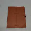 Fringe Studio 2026 Weekly Planner, Aug 2025 - Dec 2026, 17 Month, Faux Leather Wrapped Cover, "TEXT BLOCK COGNAC", 8"w x 10"h, 240 Pages (137FL003)