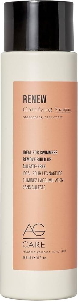 AG Care Renew Clarifying Shampoo, Remove Build Up, Colour Safe SulfateFree Shampoo, 10 Fl Oz
