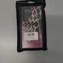 KANGHAR Case Compatible with Samsung Galaxy S24 5G,Black Leopard Design,Tire Texture Non-Slip +Shockproof Rugged TPU Protective Case for Galaxy S24-Pink Leopard